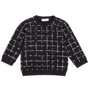 MILES THE LABEL graphic sweatshirt- geometric 6/12M